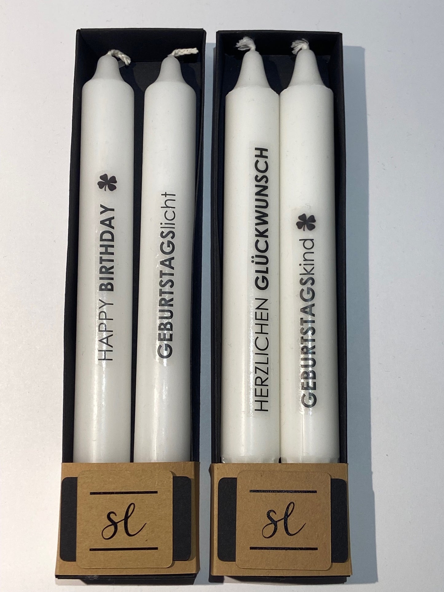 Schriftenkerzen -Geburtstagskind