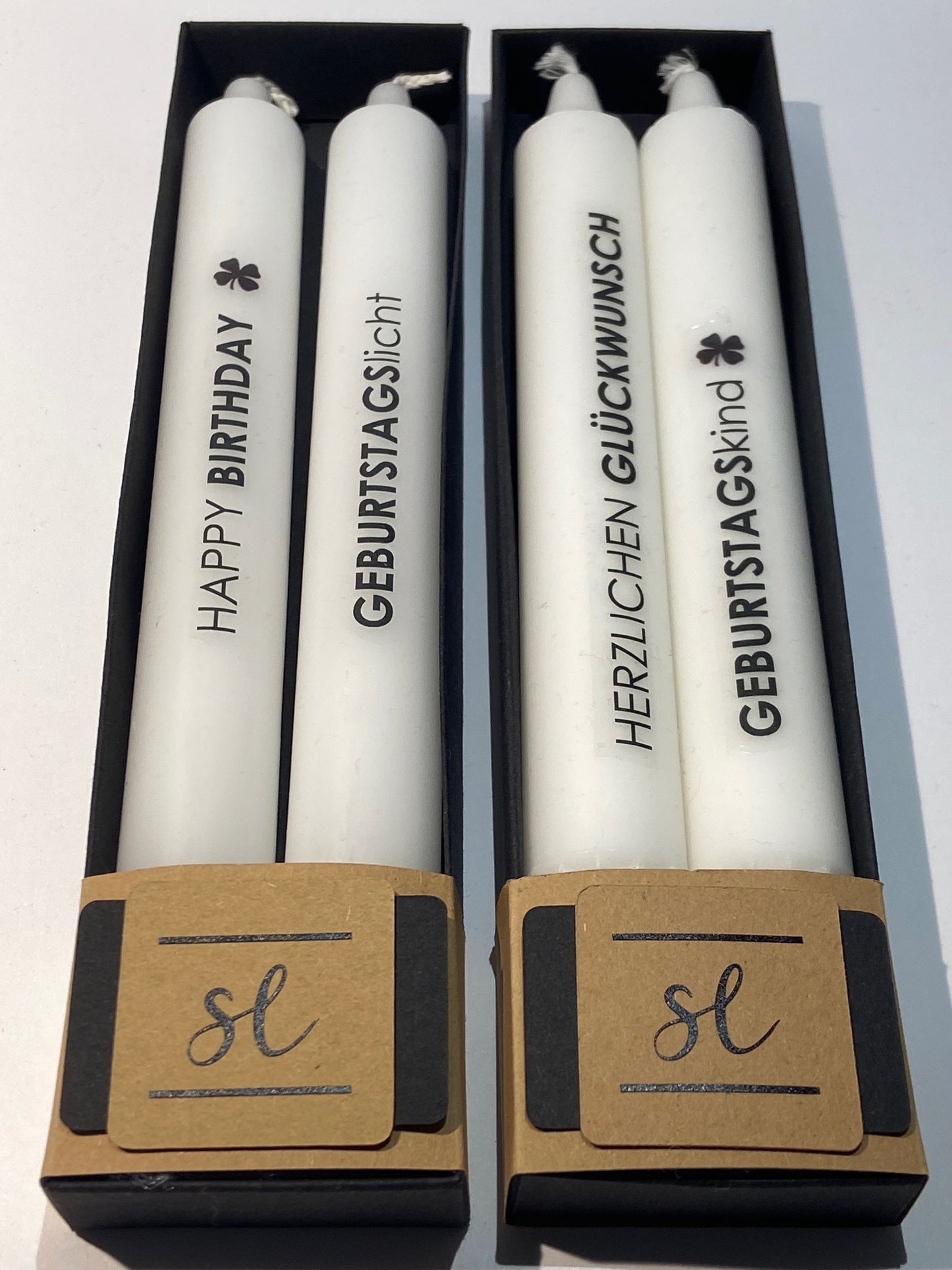 Schriftenkerzen -Geburtstagskind