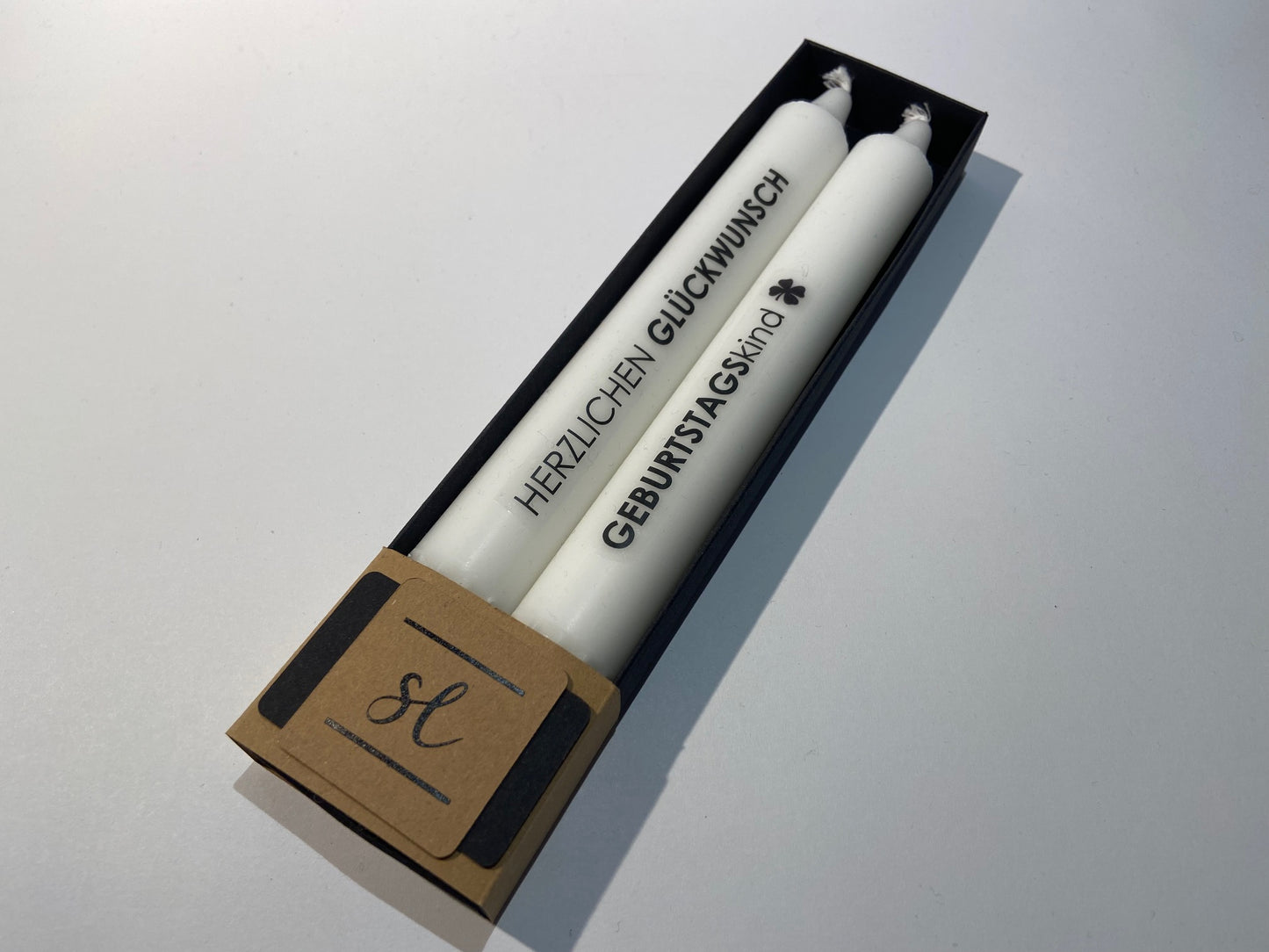 Schriftenkerzen -Geburtstagskind